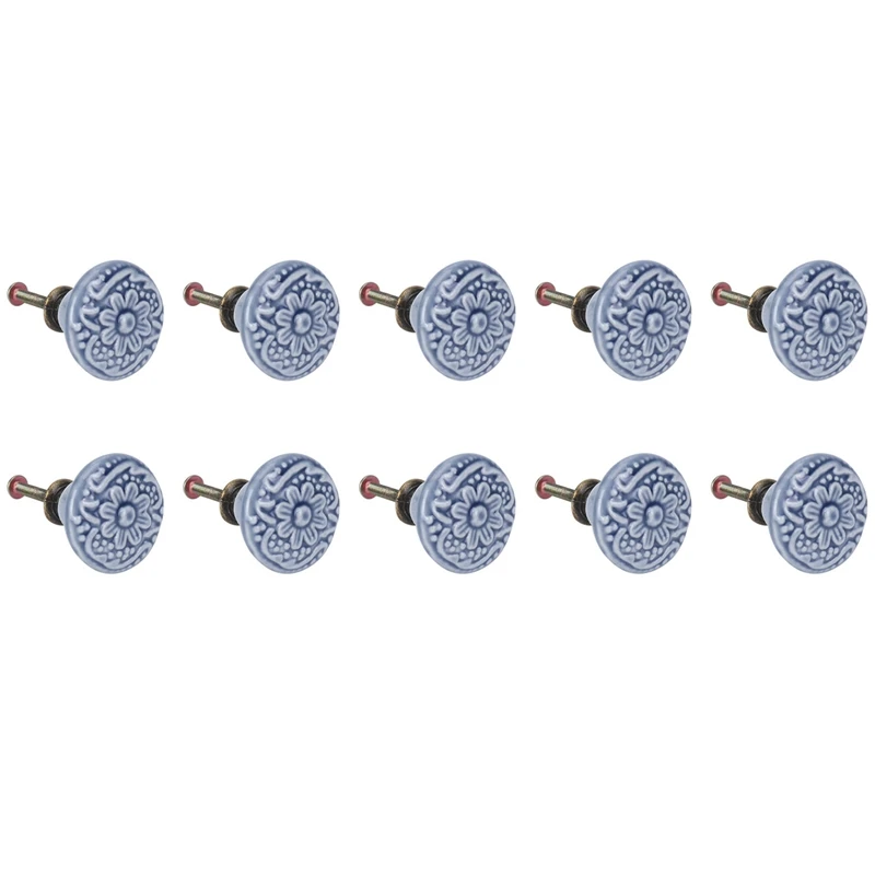 Hot-10PCS Ceramic Cabinet Knobs Vintage Drawers Handles For Kitchen Cupboard Drawer Bookcase Furniture Door (With Screws)
Hot-10PCS Ceramic Cabinet Knobs Vintage Drawers Handles For Kitchen Cupboard Drawer Bookcase Furniture Door (With Screws)
