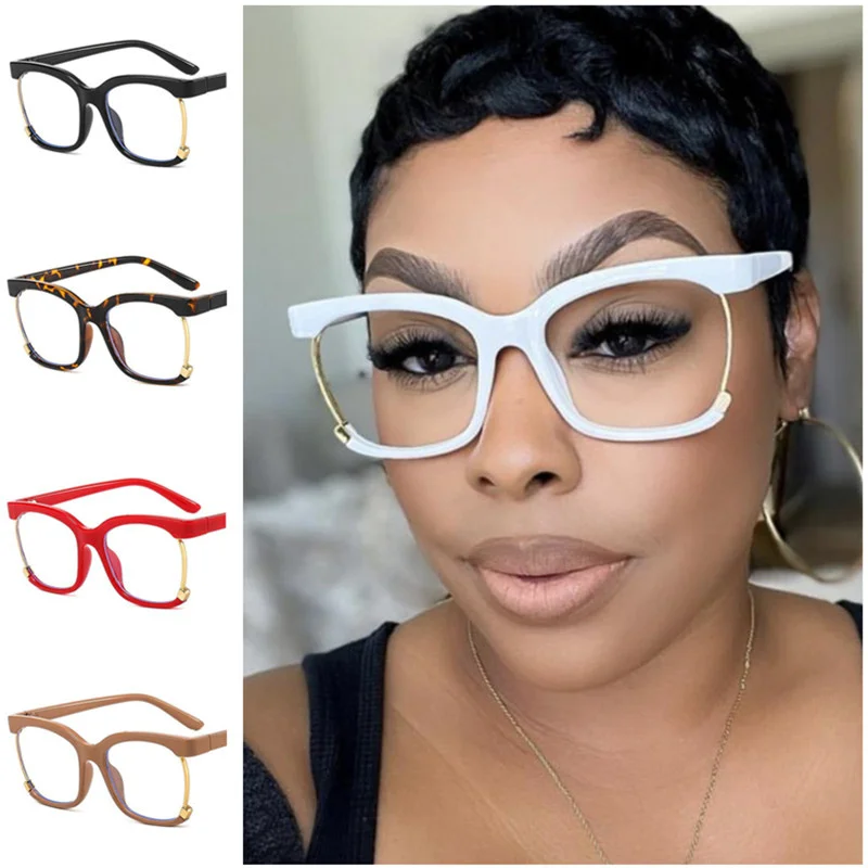 NEW Anti-Blue Light Glasses Women Optical Eyewear Hip Hop Spectacles Personality Eyeglasses Oversize Frame Ornamental
NEW Anti-Blue Light Glasses Women Optical Eyewear Hip Hop Spectacles Personality Eyeglasses Oversize Frame Ornamental
