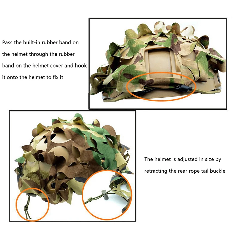 Тактический 3D чехол для шлема с лазерной резкой
Тактический 3D чехол для шлема с лазерной резкой