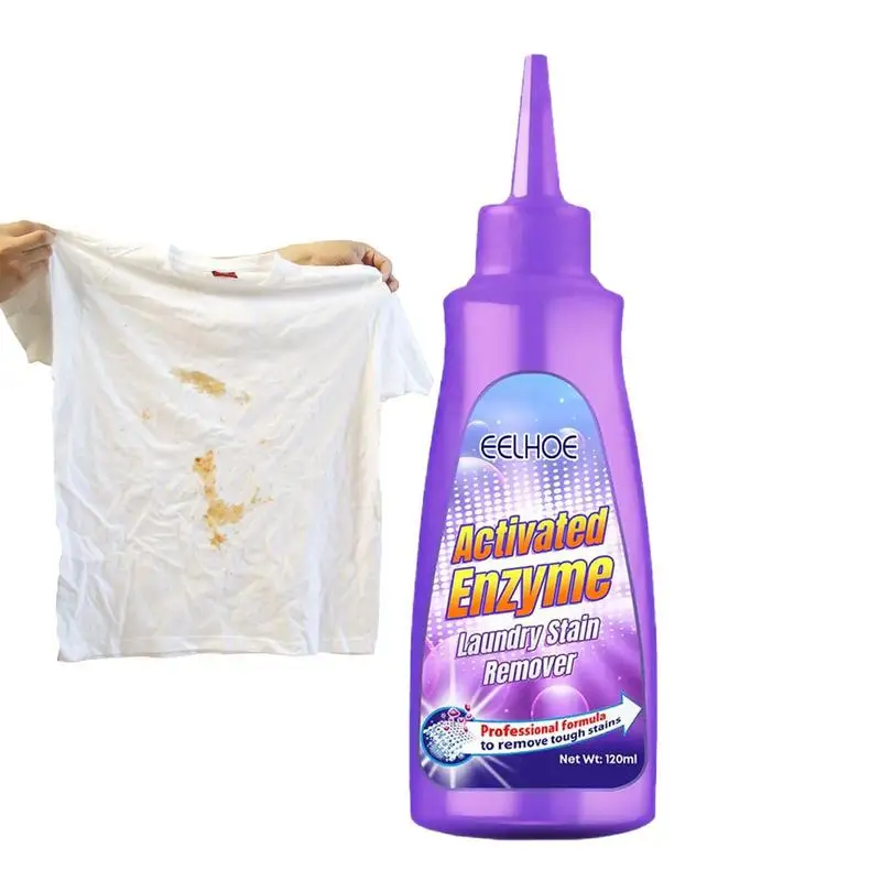 Enzyme Stain Remover 120ml Natural Clothing Cleaner Stubborn Stains Cleaner For Red Wine Carpet Ink Fabric Oil And Armpit Stain
Enzyme Stain Remover 120ml Natural Clothing Cleaner Stubborn Stains Cleaner For Red Wine Carpet Ink Fabric Oil And Armpit Stain