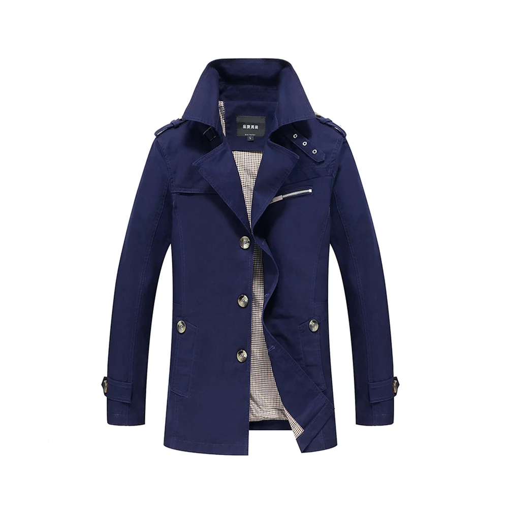 Spring And Autumn Men's Casual Cotton Youth Mid-length Windbreaker Cross-border Large Size Tooling Jacket Jacket
Spring And Autumn Men's Casual Cotton Youth Mid-length Windbreaker Cross-border Large Size Tooling Jacket Jacket