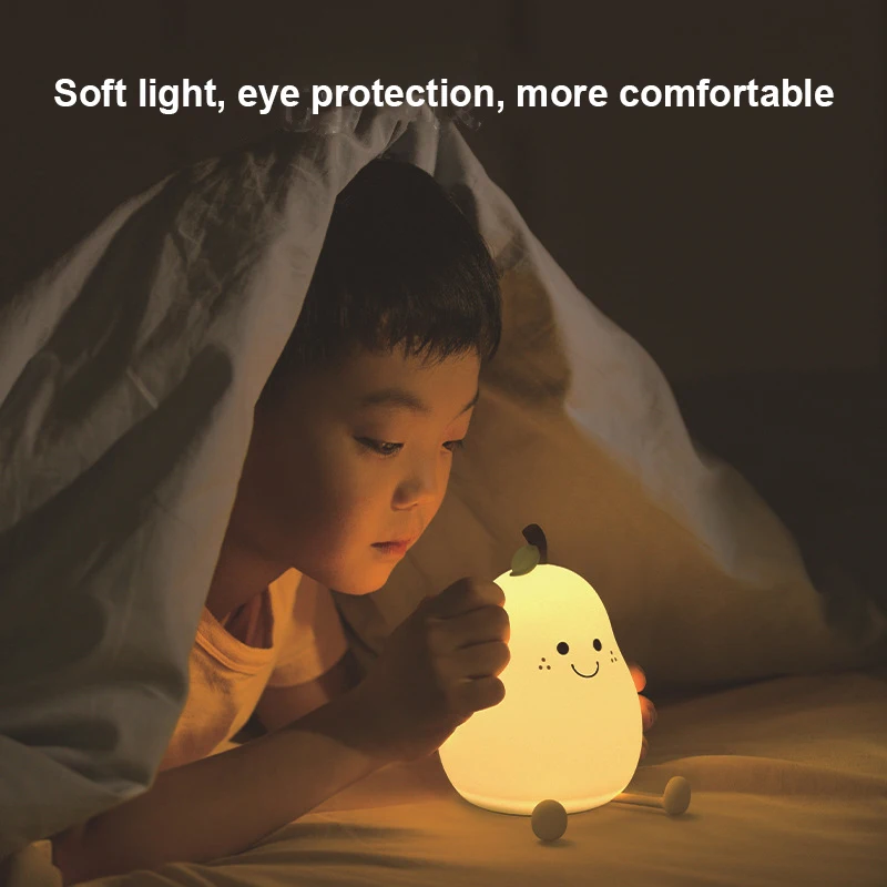 Silicone Table Lamp Led Light Bedroom Bedside Decoration Night Light Gift Pear Night Light Wholesale Usb Rechargeable Creative
Silicone Table Lamp Led Light Bedroom Bedside Decoration Night Light Gift Pear Night Light Wholesale Usb Rechargeable Creative
