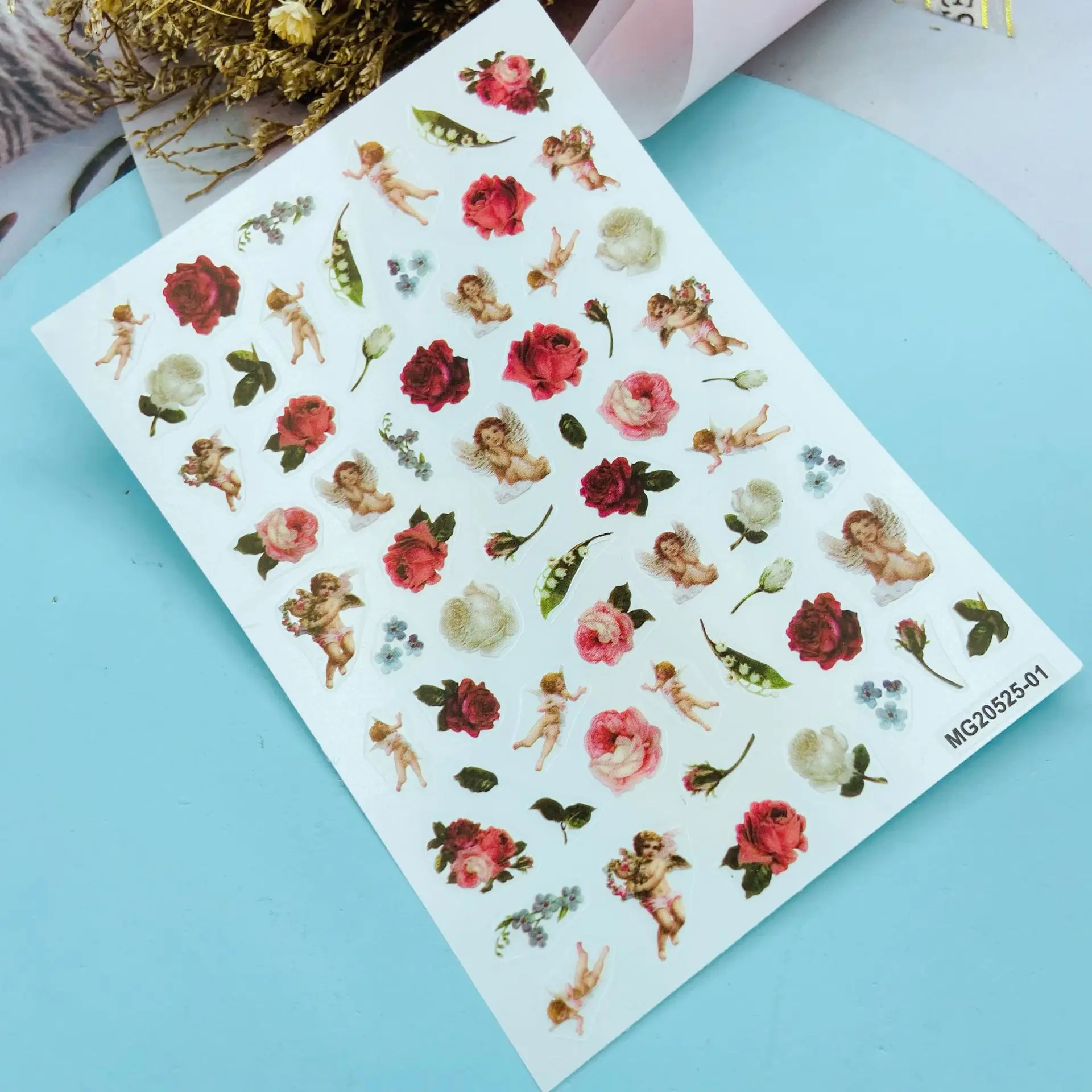 New Little Angel Pattern Nail Sticker Self-adhesive Transfer Sticker 3D Slippery DIY Sticker Decoration
New Little Angel Pattern Nail Sticker Self-adhesive Transfer Sticker 3D Slippery DIY Sticker Decoration