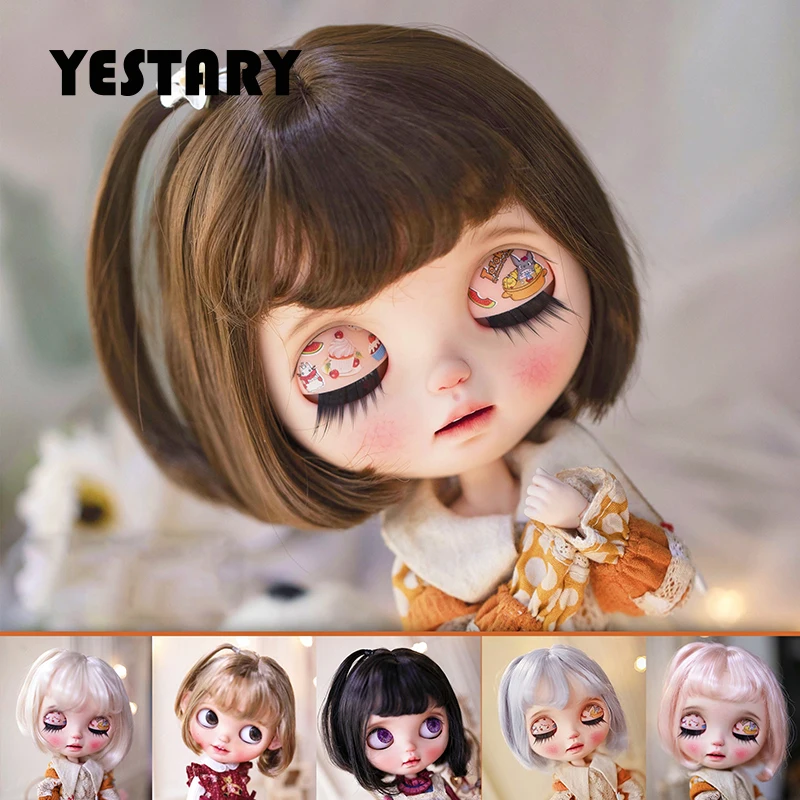 YESTARY BJD Doll Accessories Blythe Wig Tress For Dolls BOBO Milk Silk Fashion Short Hair Bangs Wig Blythe Dolls For Girls Gifts
YESTARY BJD Doll Accessories Blythe Wig Tress For Dolls BOBO Milk Silk Fashion Short Hair Bangs Wig Blythe Dolls For Girls Gifts