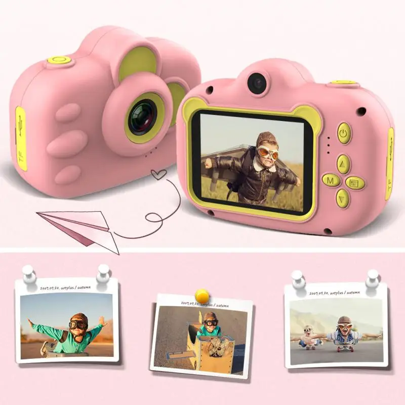Dual Lens Video Camera 1000mah 2 Inch Photography Props 1080p Kids Birthday Gifts Children Digital Camera Educational Toys
Dual Lens Video Camera 1000mah 2 Inch Photography Props 1080p Kids Birthday Gifts Children Digital Camera Educational Toys