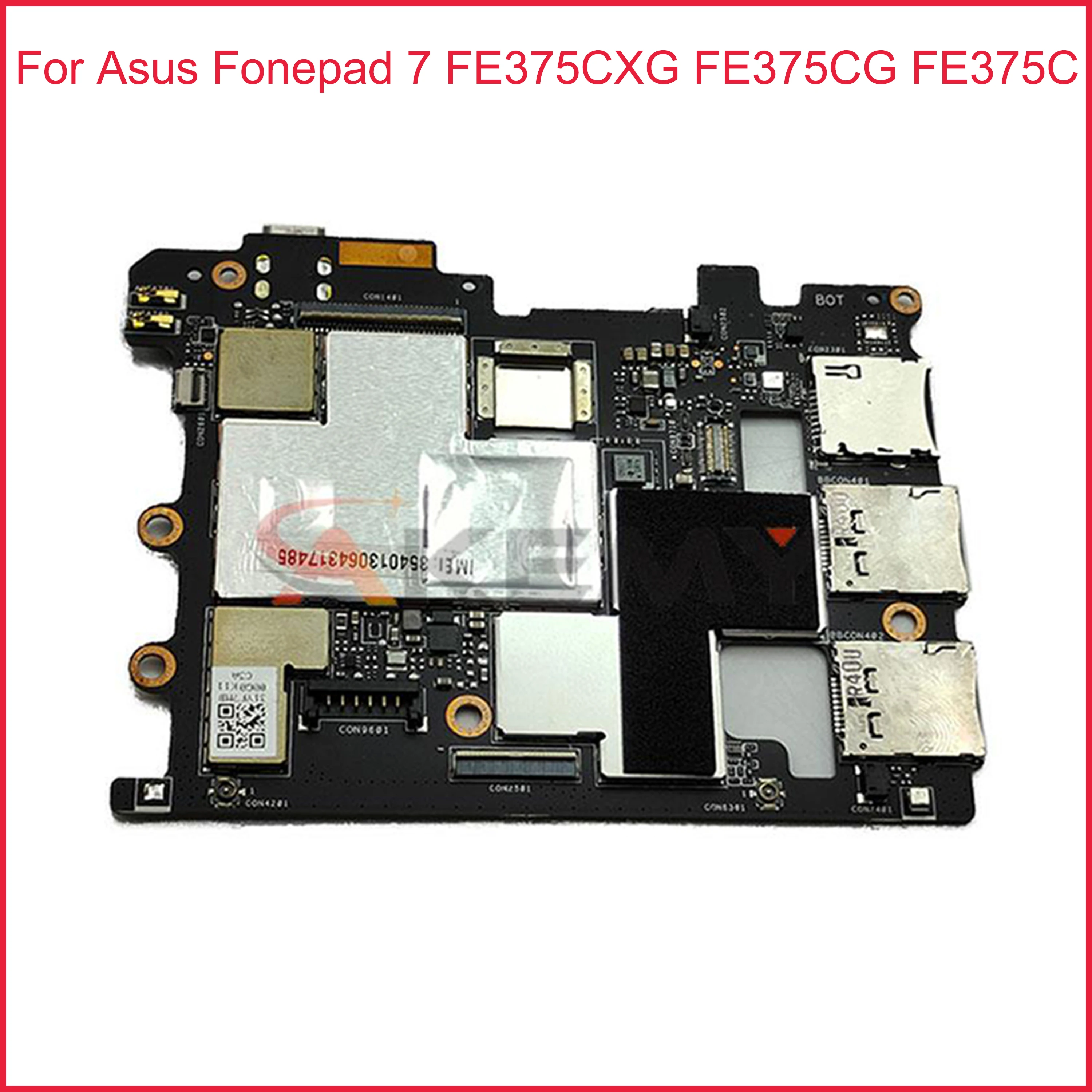 For Asus Fonepad 7 FE375CXG FE375CG FE375C Tablets Laptop motherboard Mainboard logic board W/16G SSD
For Asus Fonepad 7 FE375CXG FE375CG FE375C Tablets Laptop motherboard Mainboard logic board W/16G SSD