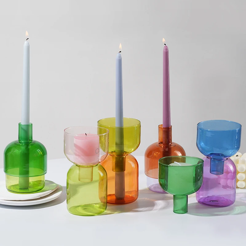 Vintage Stained Glass Candle Holder Multi-purpose Home Wedding Hydroponic Vase Glass Friend Relocation Gift Decorat Accessories
Vintage Stained Glass Candle Holder Multi-purpose Home Wedding Hydroponic Vase Glass Friend Relocation Gift Decorat Accessories