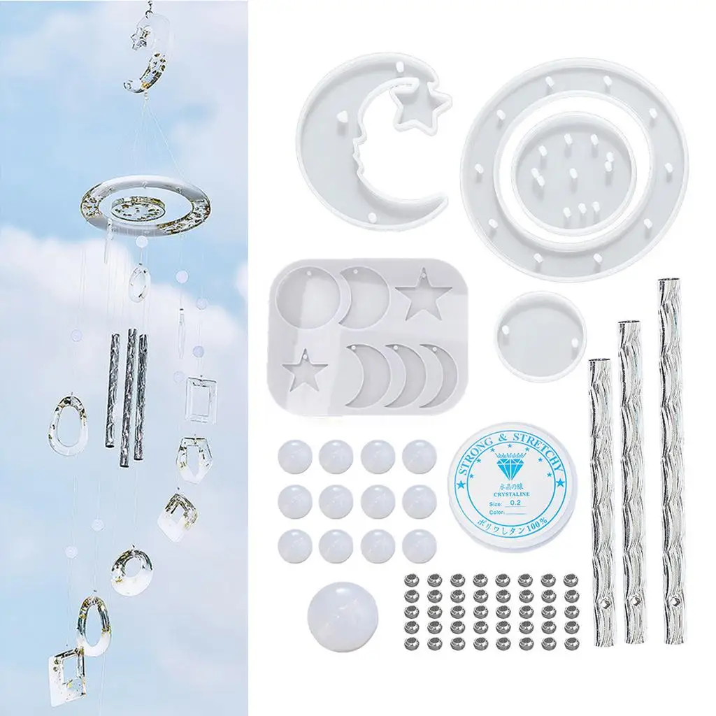 Силиконовые ветряные колокольчики, искусство от солнца, звезда, луна, колокольчик, сделай сам, Хрустальный брелок для подарка, аксессуары, п...
Силиконовые ветряные колокольчики, искусство от солнца, звезда, луна, колокольчик, сделай сам, Хрустальный брелок для подарка, аксессуары, п...