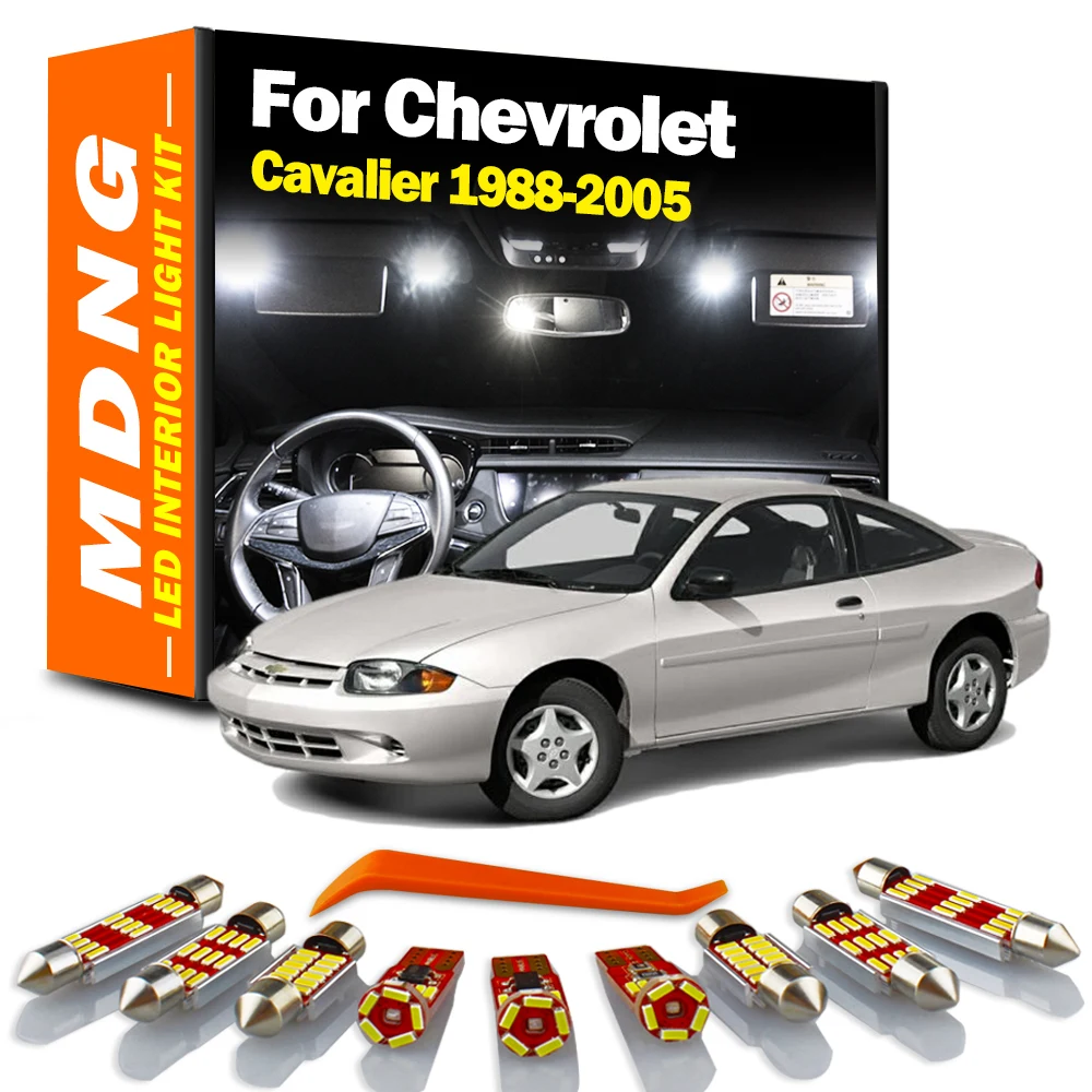 MDNG Canbus For Chevrolet Cavalier 1988-2000 2001 2002 2005 Vehicle LED Interior Dome Map Trunk Light Kit Car Led Bulbs No Error
MDNG Canbus For Chevrolet Cavalier 1988-2000 2001 2002 2005 Vehicle LED Interior Dome Map Trunk Light Kit Car Led Bulbs No Error