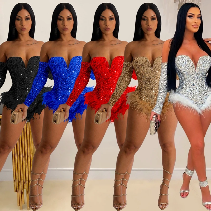 Женское винтажное боди с блестками, V-образным вырезом и длинным рукавом
Женское винтажное боди с блестками, V-образным вырезом и длинным рукавом