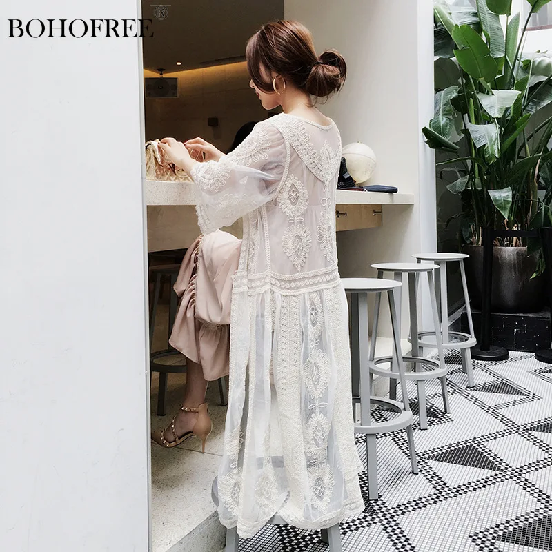 Sea Holiday Beach Style Lace Hook flower Cover-ups Solid Sun protection Sheer Women Long Open Stitch Kimono
Sea Holiday Beach Style Lace Hook flower Cover-ups Solid Sun protection Sheer Women Long Open Stitch Kimono