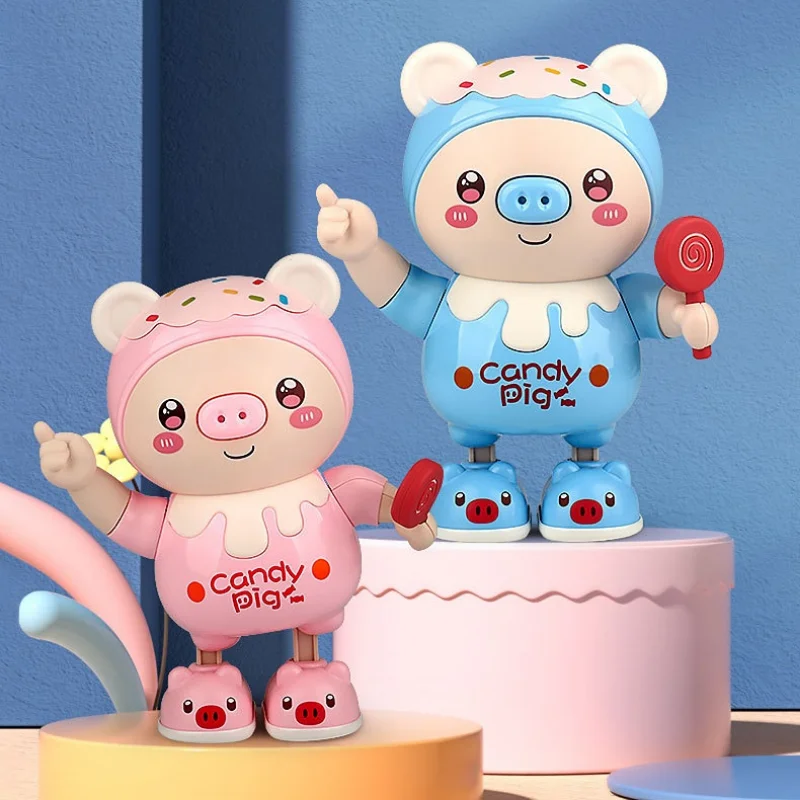 New Electronic Pets Pig Dancing Toy With Swing Light Music Cute Pig Cartoon Animal Baby Toys For Birthday New Year Xmas Gifts
New Electronic Pets Pig Dancing Toy With Swing Light Music Cute Pig Cartoon Animal Baby Toys For Birthday New Year Xmas Gifts