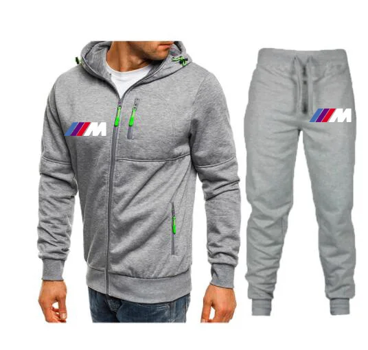 Мужской комплект из 2 предметов, флисовая толстовка с капюшоном и штаны на молнии, из хлопка, для BMW, М8, весна-осень 2022 
Мужской комплект из 2 предметов, флисовая толстовка с капюшоном и штаны на молнии, из хлопка, для BMW, М8, весна-осень 2022