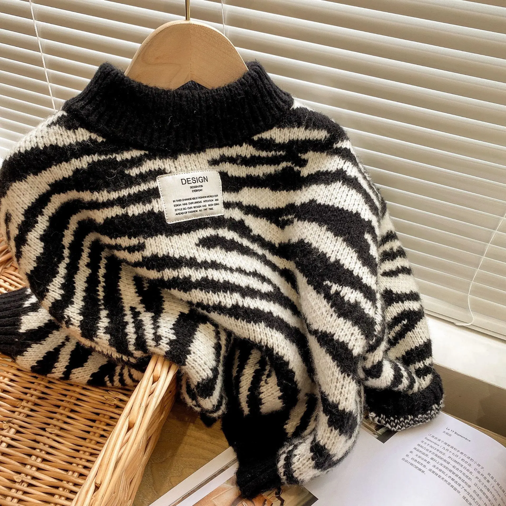 2022 Autumn Girls Boys Casual Zebra Sweaters Baby Kids Children Knitting Cardigan
2022 Autumn Girls Boys Casual Zebra Sweaters Baby Kids Children Knitting Cardigan