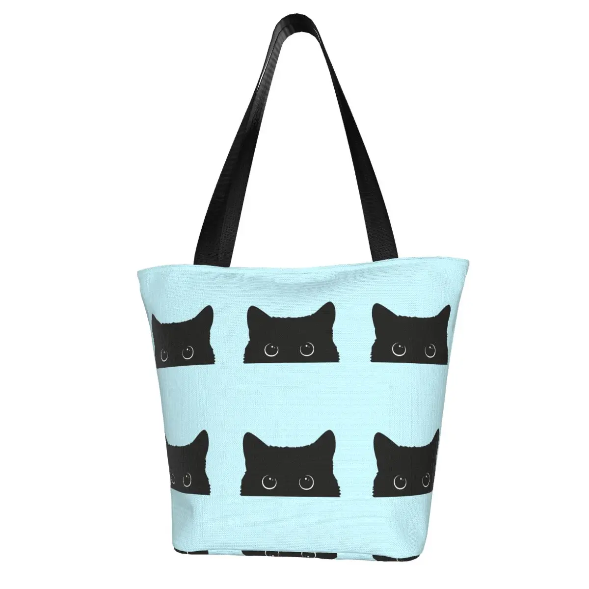 Women Handbag Black Cat Environmental Storage Reusable Girls Small Shoulder Tote Bag
Women Handbag Black Cat Environmental Storage Reusable Girls Small Shoulder Tote Bag
