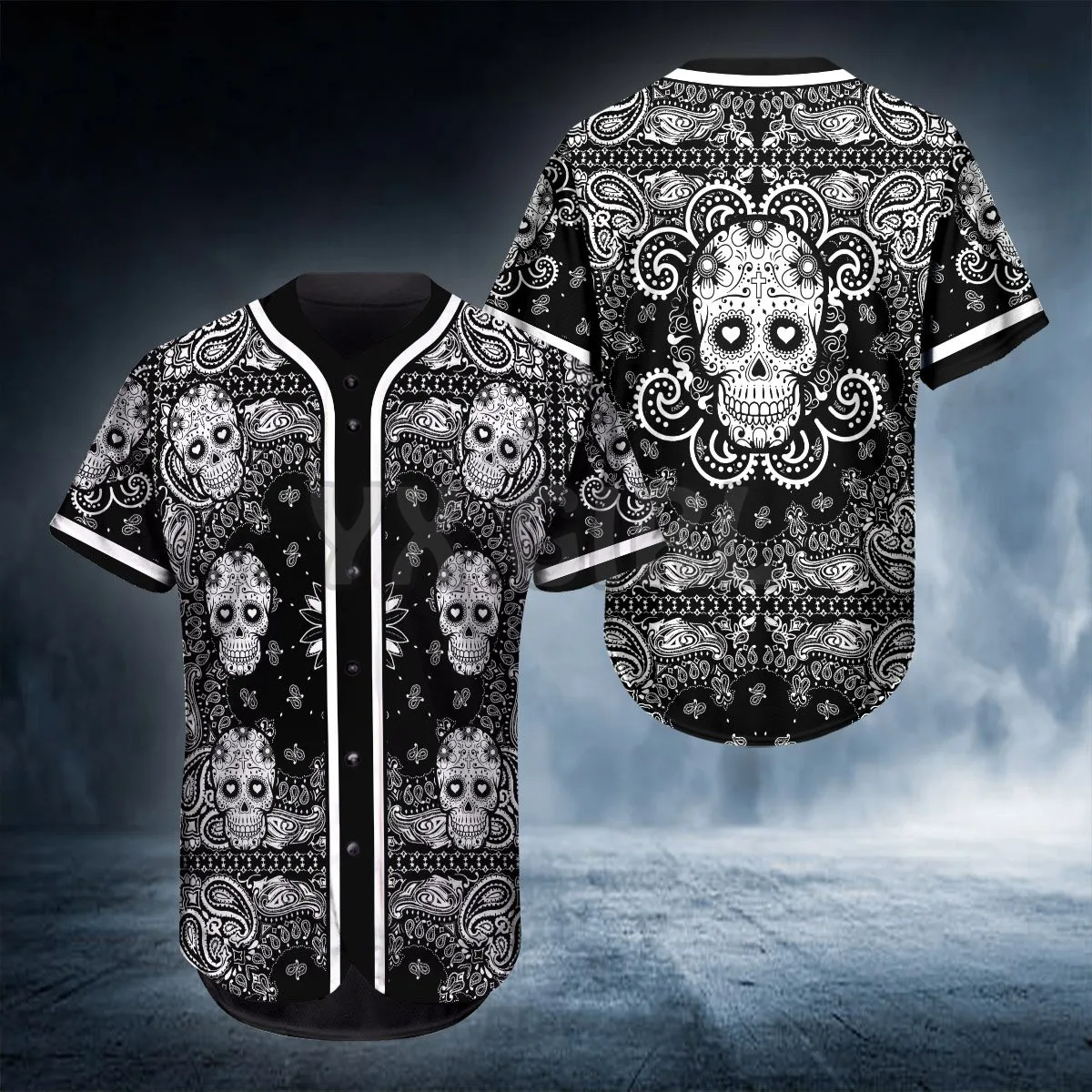 Head Pattern Skull Baseball Jersey Shirt Us Size Love Skull Gift 3D Printed Men's Shirt Casual Shirts hip hop Tops
Head Pattern Skull Baseball Jersey Shirt Us Size Love Skull Gift 3D Printed Men's Shirt Casual Shirts hip hop Tops
