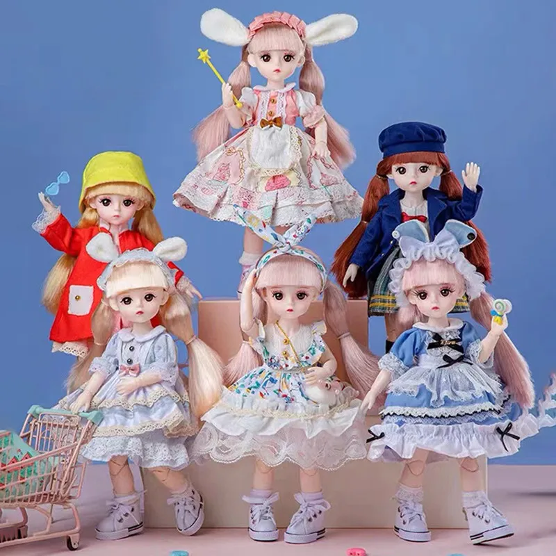 30cm BJD Doll Beauty Girl Suit Dress Toys 20 Movable Jointed Dolls Princess Toys Make Up Brown Eyes BJD DIY Toy Gift for Girls
30cm BJD Doll Beauty Girl Suit Dress Toys 20 Movable Jointed Dolls Princess Toys Make Up Brown Eyes BJD DIY Toy Gift for Girls