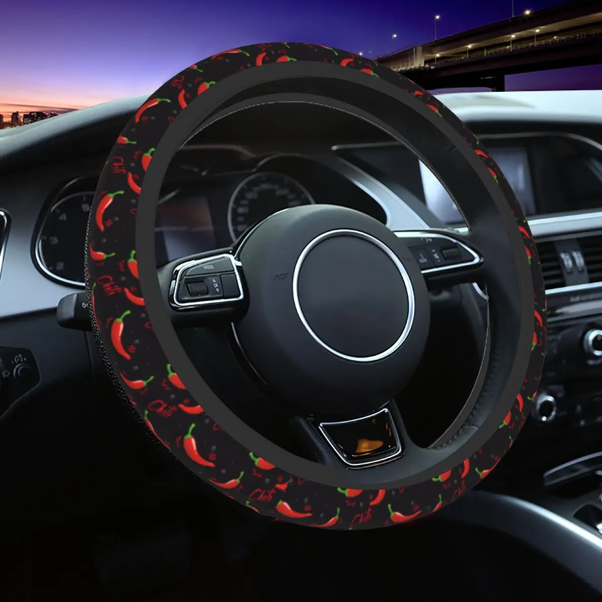 Car Steering Wheel Cover Retro Chili Elastic Vegetables Braid On The Steering Wheel Cover Auto Decor Suitable Car Accessories
Car Steering Wheel Cover Retro Chili Elastic Vegetables Braid On The Steering Wheel Cover Auto Decor Suitable Car Accessories