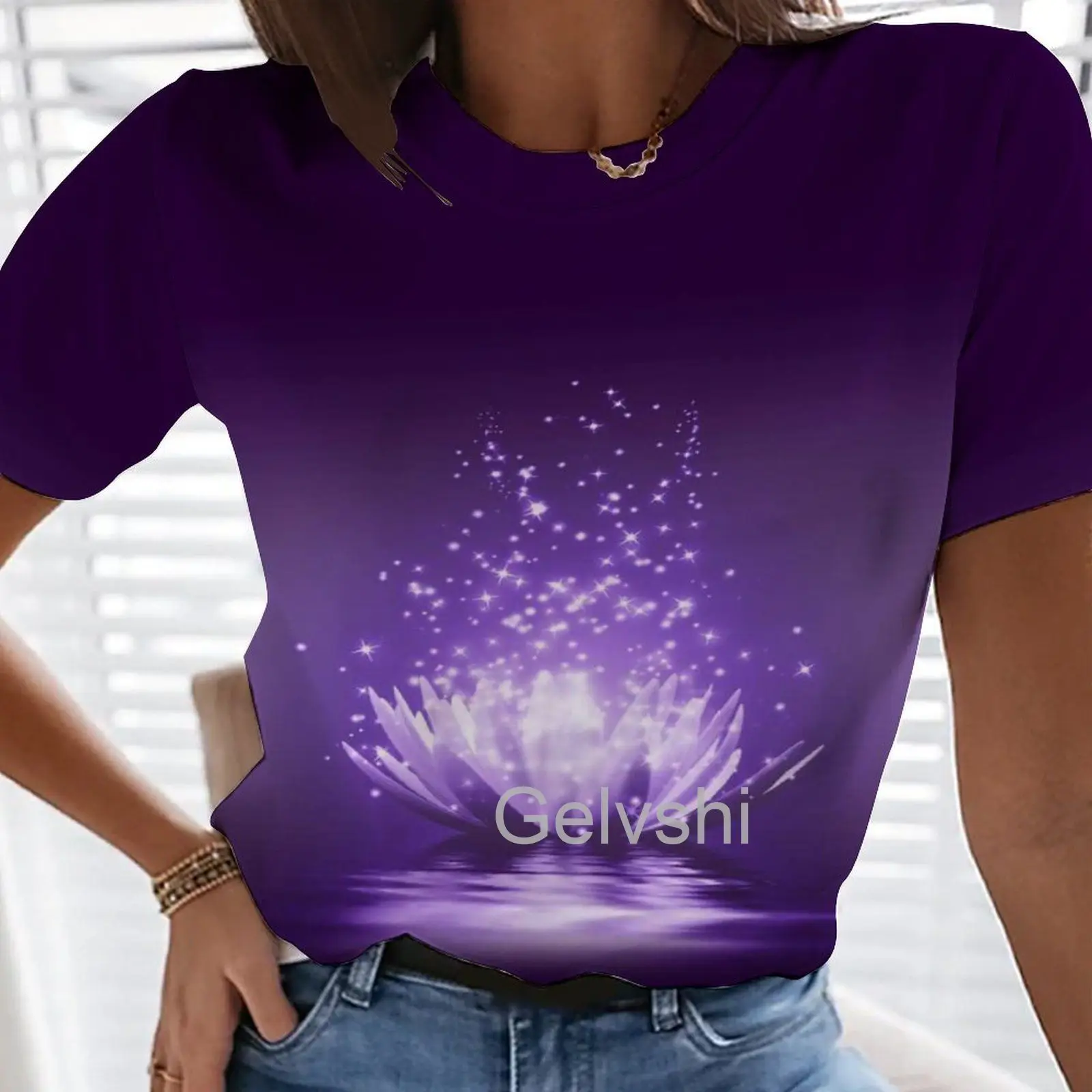 Summer T-shirts Glitter Water Lily Graphic 3d Printed T Shirt Short-sleeve Streetshirts O-Neck Blouses Aesthetic Casual Clothes
Summer T-shirts Glitter Water Lily Graphic 3d Printed T Shirt Short-sleeve Streetshirts O-Neck Blouses Aesthetic Casual Clothes
