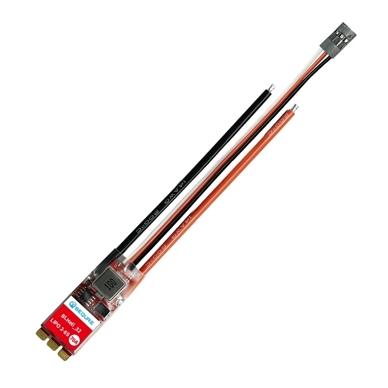 SEQURE 2670 Brushless Electronic Speed Controller 2-6Slipo Power Supply 70A Suitable For Multi-Axis Uavs 2670+BEC
SEQURE 2670 Brushless Electronic Speed Controller 2-6Slipo Power Supply 70A Suitable For Multi-Axis Uavs 2670+BEC