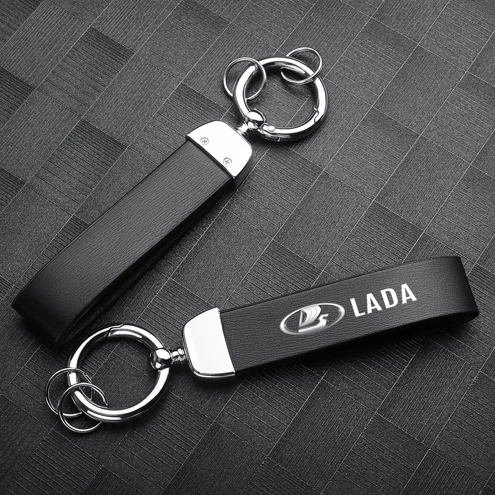 Car Key Rings Keychain Ornament Leather Metal Buckle Auto Accessories For Lada Vesta Granta Priora Niva 2110 Samara Kalina Sedan
Car Key Rings Keychain Ornament Leather Metal Buckle Auto Accessories For Lada Vesta Granta Priora Niva 2110 Samara Kalina Sedan