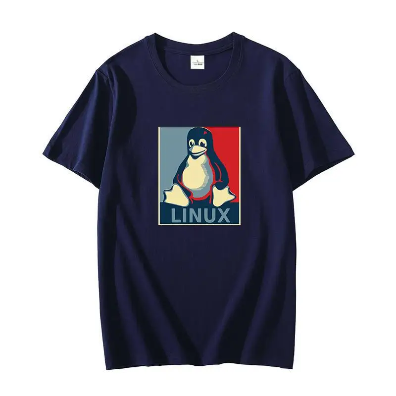 Oversized t-shirt Linux tux penguin poster Cotton graphic t shirts O-neck T-shirt Summer short sleeve t-shirts Men's clothing
Oversized t-shirt Linux tux penguin poster Cotton graphic t shirts O-neck T-shirt Summer short sleeve t-shirts Men's clothing