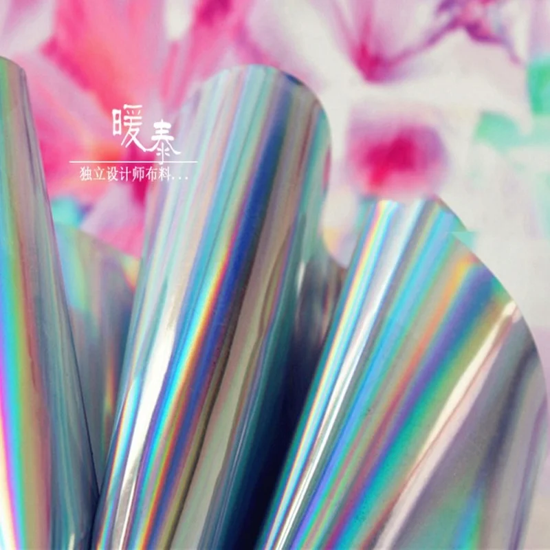 0.3mm Rainbow Reflective TPU Fabric Silver PVC Waterproof DIY Raincoat Coat Bag Props Decor Plastic Clothes Designer Fabric
0.3mm Rainbow Reflective TPU Fabric Silver PVC Waterproof DIY Raincoat Coat Bag Props Decor Plastic Clothes Designer Fabric