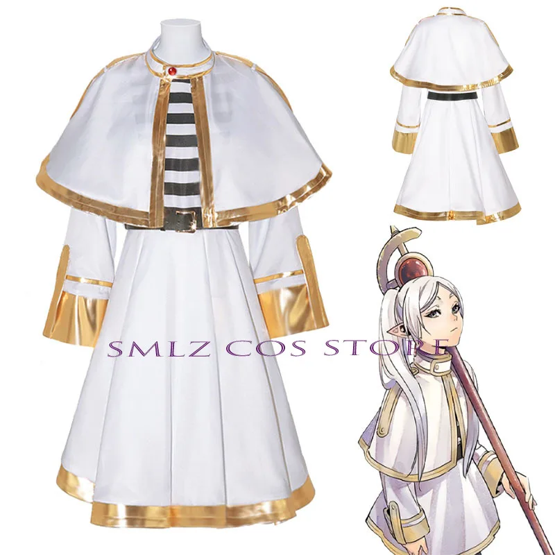 Magic Frieren Cosplay Anime Frieren at the Funeral Cosplay Costume Dress Uniform Top Skirts Shawl Set Halloween Party Outfit.
Magic Frieren Cosplay Anime Frieren at the Funeral Cosplay Costume Dress Uniform Top Skirts Shawl Set Halloween Party Outfit.