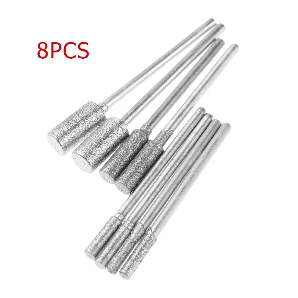 8x Grinding Head Diamond Cutting Grinding Head Emery Jade Stone Carving Polishing 2.35mm Shank Diameter 42-50mm/1.65-1.96inch
8x Grinding Head Diamond Cutting Grinding Head Emery Jade Stone Carving Polishing 2.35mm Shank Diameter 42-50mm/1.65-1.96inch