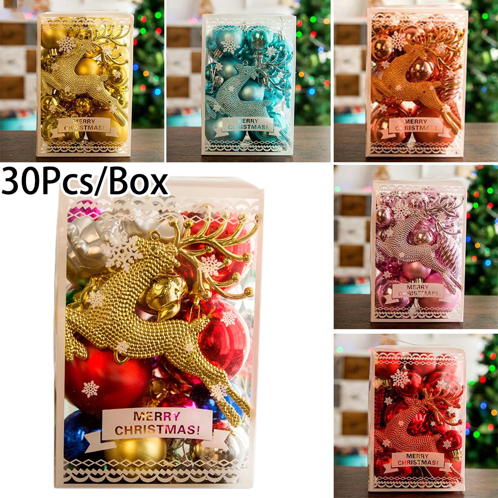 30pcs Christmas Decoration Christmas Ball Gift Pack For Hanging Ball Home Ornament Decorations Gift Pack
30pcs Christmas Decoration Christmas Ball Gift Pack For Hanging Ball Home Ornament Decorations Gift Pack