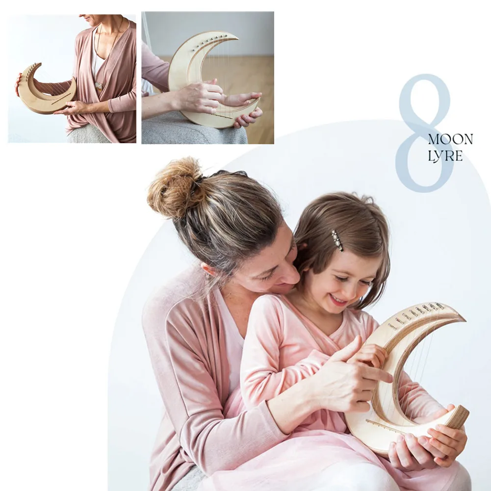8 струн Lyre Harp Maple музыкальный инструмент в форме Луны из клена широко используемый музыкальный лучший подарок украшение
8 струн Lyre Harp Maple музыкальный инструмент в форме Луны из клена широко используемый музыкальный лучший подарок украшение