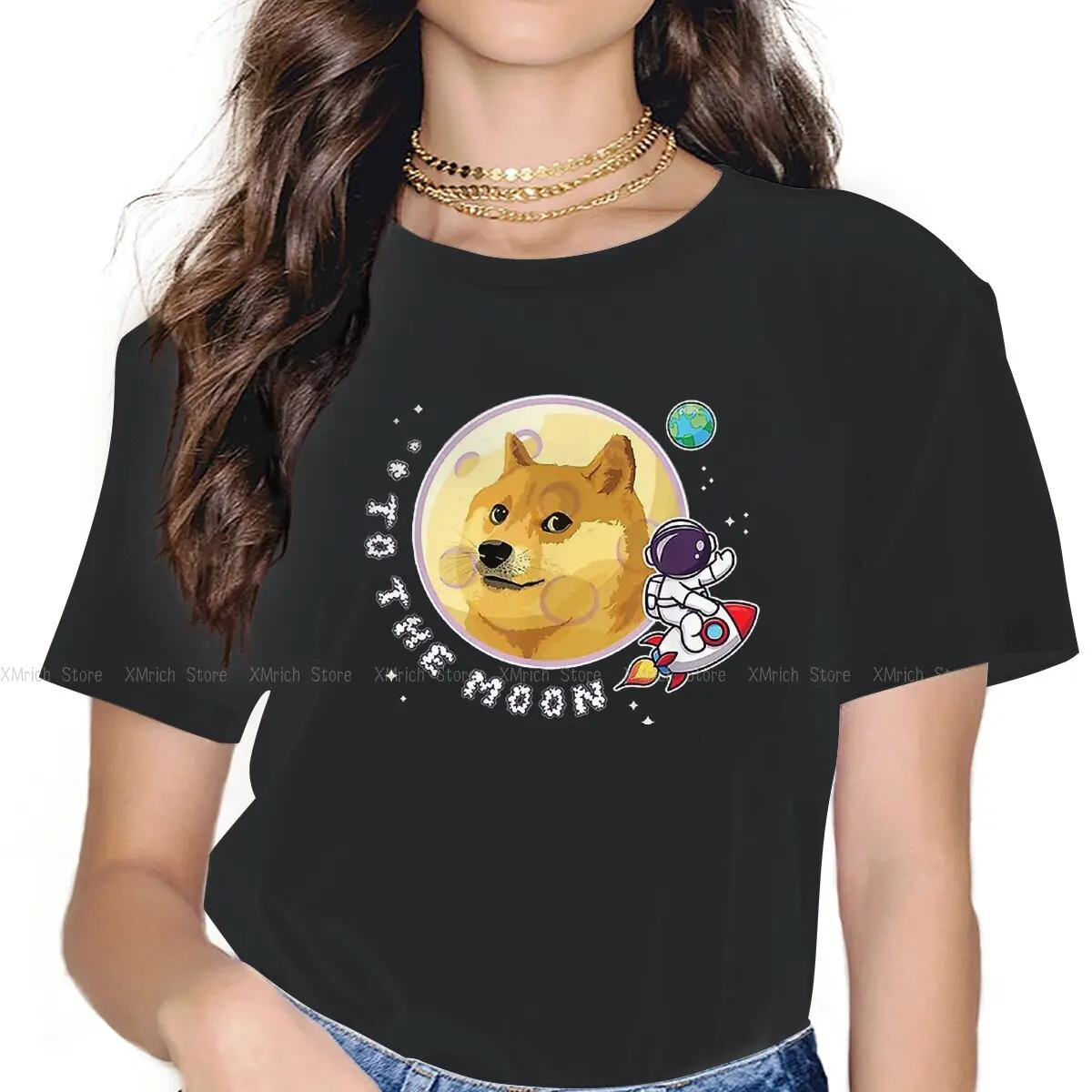 Dogecoin Rocket Crypto Meme Kawaii Girls Women T-Shirt Bitcoin Cryptocurrency Art 5XL Blusas Harajuku Casual Vintage Oversized
Dogecoin Rocket Crypto Meme Kawaii Girls Women T-Shirt Bitcoin Cryptocurrency Art 5XL Blusas Harajuku Casual Vintage Oversized