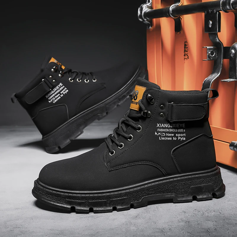 Martin Boots Autumn and Winter Men's Shoes 2022 New Men's Quality Boots High-top Sports Casual Men's Leather Boots Men's Shoes
Martin Boots Autumn and Winter Men's Shoes 2022 New Men's Quality Boots High-top Sports Casual Men's Leather Boots Men's Shoes