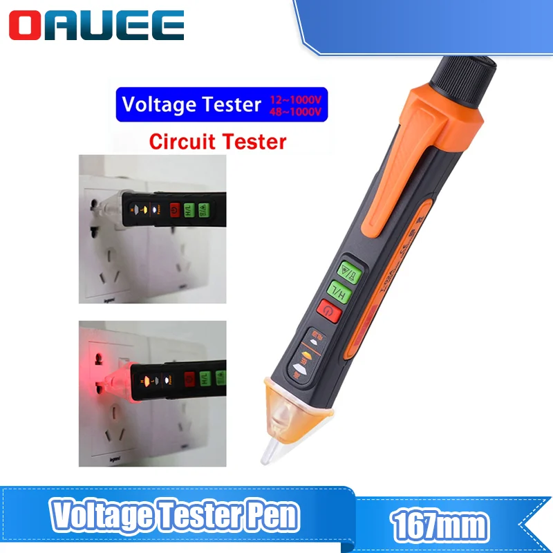 Tester Pen Non-Contact Meter 12-1000V AC Voltage Detectors Smart Electric Sensor Test Pen Infrared Detection Sound Light Alarm
Tester Pen Non-Contact Meter 12-1000V AC Voltage Detectors Smart Electric Sensor Test Pen Infrared Detection Sound Light Alarm