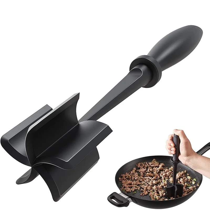 Multifunctional High-Temperature Resistant Meat Chopper Smasher Hamburger Chopper Meat Chopper Utensils Non-Stick Cookware
Multifunctional High-Temperature Resistant Meat Chopper Smasher Hamburger Chopper Meat Chopper Utensils Non-Stick Cookware