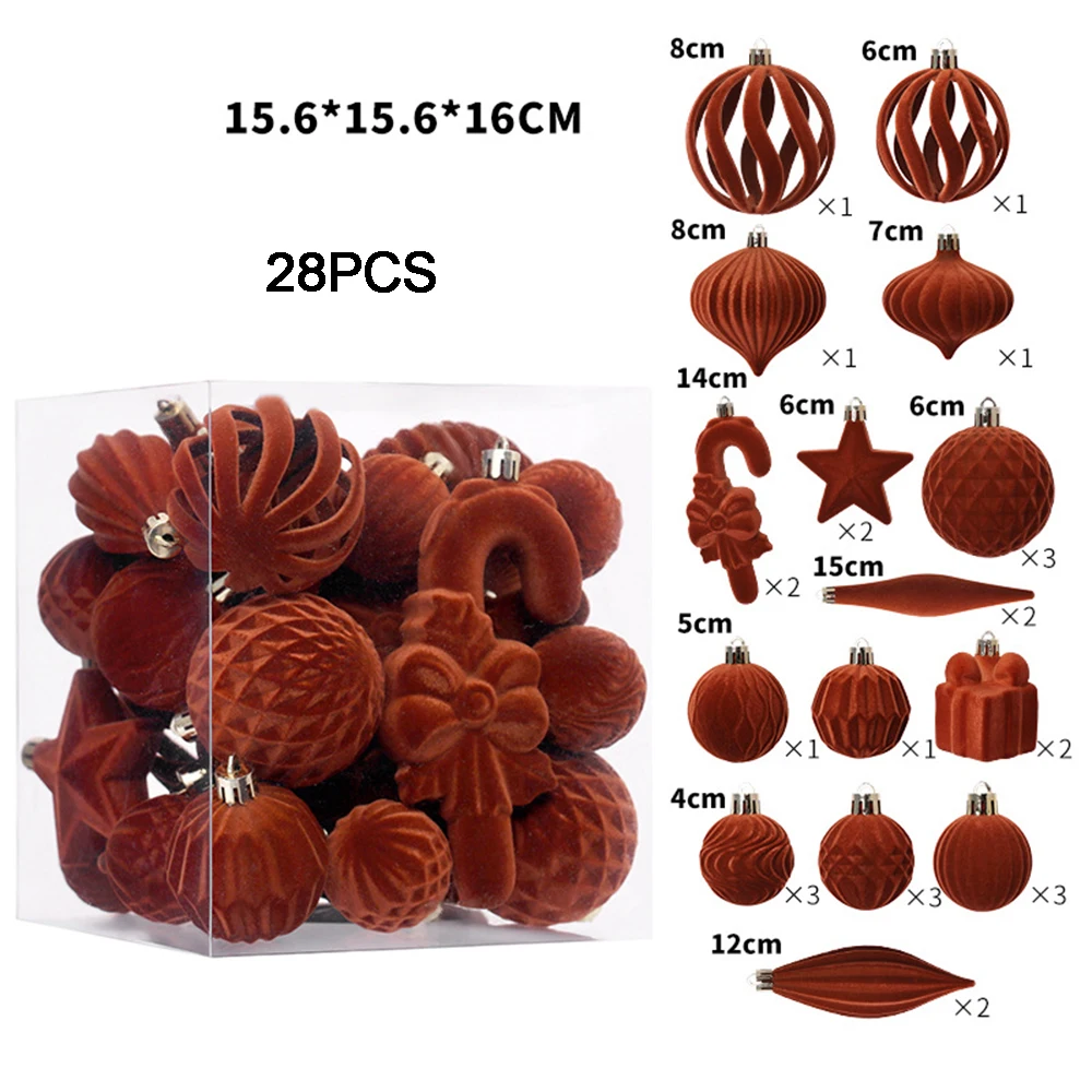 Рождественские шары бархатные 28 шт.
Рождественские шары бархатные 28 шт.