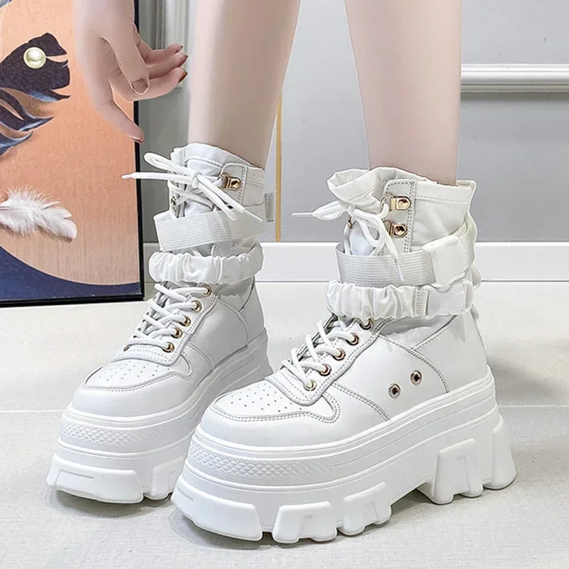 2023 Women Autumn Winter Gothic Shoes Woman Thick Bottom Lace Up Ankle Punk Chunky Platform Motorcycle Boots Botas Mujer 34
2023 Women Autumn Winter Gothic Shoes Woman Thick Bottom Lace Up Ankle Punk Chunky Platform Motorcycle Boots Botas Mujer 34