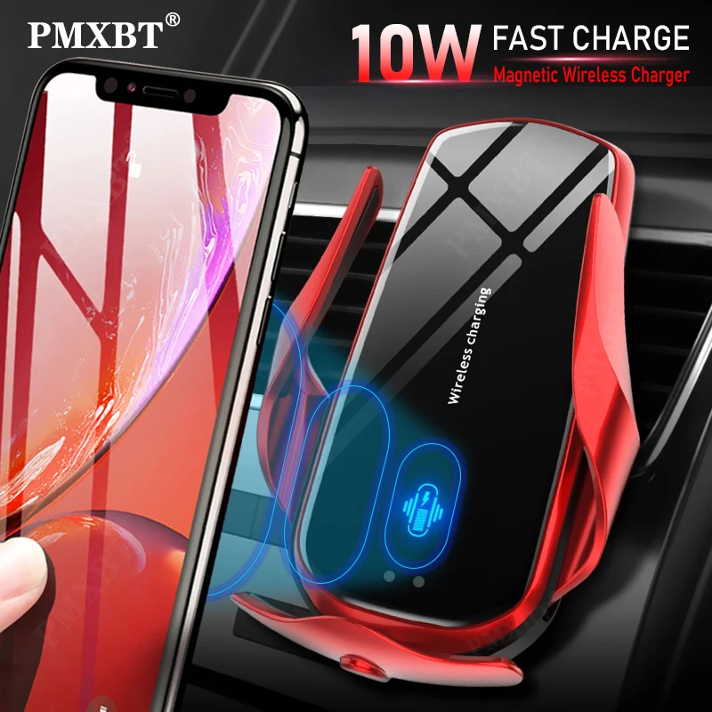 Automatic Clamping Fast Charging Car Phone Holder For iPhone 12 Pro Max Xiaomi Samsung S20 Mobile Phone 10W Wireless Car Charger
Automatic Clamping Fast Charging Car Phone Holder For iPhone 12 Pro Max Xiaomi Samsung S20 Mobile Phone 10W Wireless Car Charger