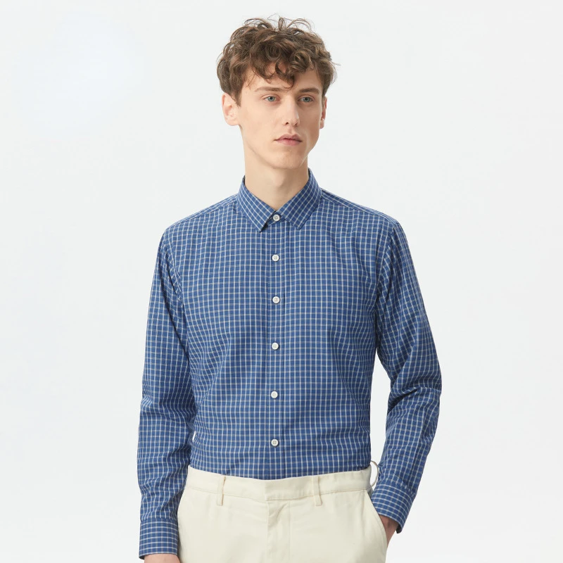 Spring Autumn Mens Long Sleeve Shirt Cotton Plaid Light Business Casual Shirts Fashion Brand Slim Dress Shirt High Quality 4XL
Spring Autumn Mens Long Sleeve Shirt Cotton Plaid Light Business Casual Shirts Fashion Brand Slim Dress Shirt High Quality 4XL