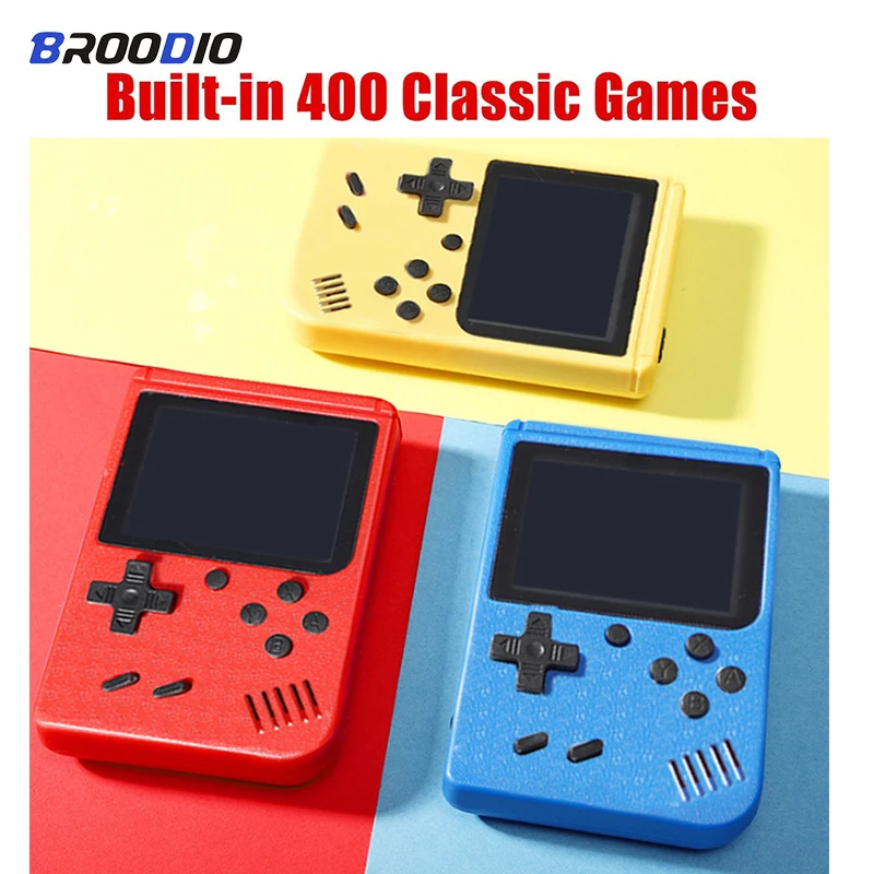 Built-in 400 Games 8 Bit Retro Handheld Game Players 3 Inch Mini Retro Game Console Portable Gamepad For Children Gift Gamepads
Built-in 400 Games 8 Bit Retro Handheld Game Players 3 Inch Mini Retro Game Console Portable Gamepad For Children Gift Gamepads