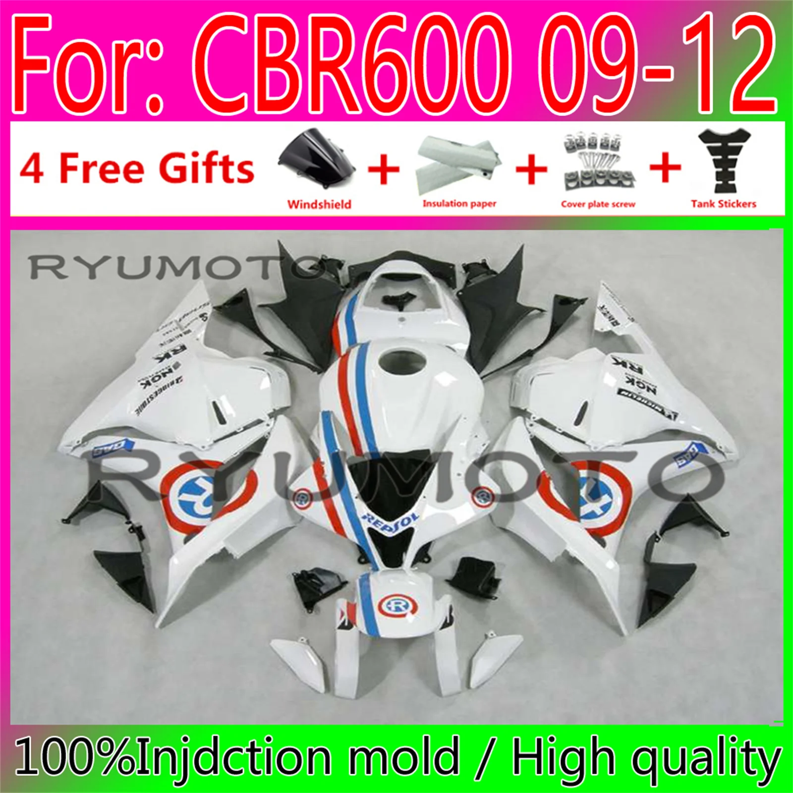 Новинка Обтекатели для мотоциклов ABS Подходит для HONDA CBR600RR F5 2009 2010 2011 CBR600 RR CBR 600RR 09 10 11 12 обтекатель
Новинка Обтекатели для мотоциклов ABS Подходит для HONDA CBR600RR F5 2009 2010 2011 CBR600 RR CBR 600RR 09 10 11 12 обтекатель