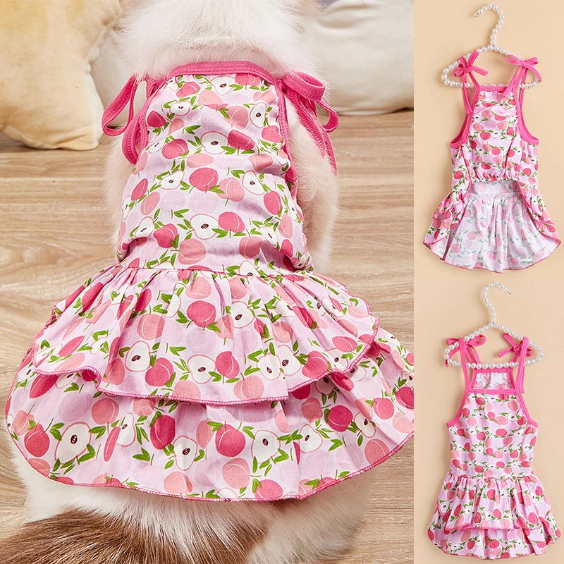 Cartoon Fruit Print Dog Skirt Sweet Cat Dress Pet Skirt For Puppy Cat Suspender Skirt Fresh Lovely Comfortable INS Pet Supplies
Cartoon Fruit Print Dog Skirt Sweet Cat Dress Pet Skirt For Puppy Cat Suspender Skirt Fresh Lovely Comfortable INS Pet Supplies