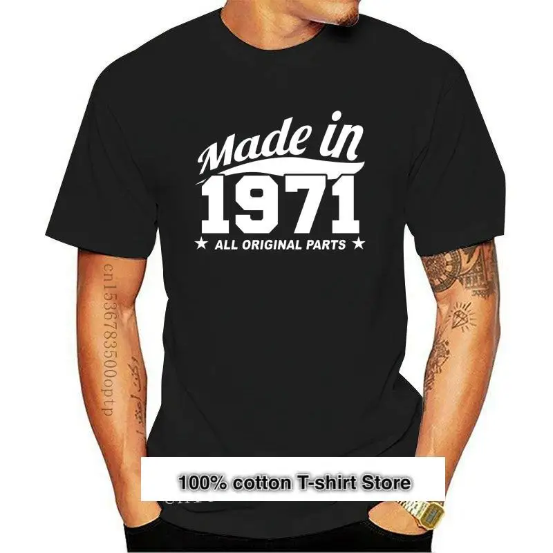 Camiseta Unisex de todas las piezas originales, divertido regalo de cumpleaños, divertido, informal, orgullo, nueva moda, 1971
Camiseta Unisex de todas las piezas originales, divertido regalo de cumpleaños, divertido, informal, orgullo, nueva moda, 1971