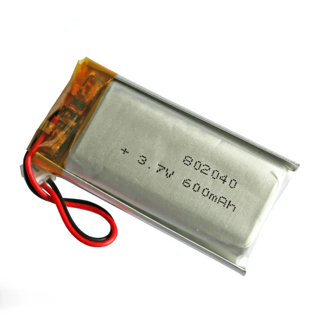 2/5/10/20 Pcs 3.7V 600mAh 802040 Lithium Polymer Ion Battery 2.0mm JST Connector
2/5/10/20 Pcs 3.7V 600mAh 802040 Lithium Polymer Ion Battery 2.0mm JST Connector