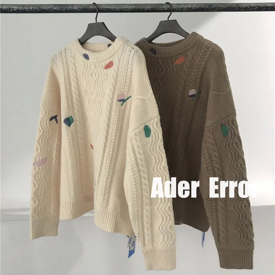 ADER ERROR Sweater Men Women Jacquard Pattern Knit Wool Adererror Sweaters Textile Logo Patch Ader turtleneck winter
ADER ERROR Sweater Men Women Jacquard Pattern Knit Wool Adererror Sweaters Textile Logo Patch Ader turtleneck winter