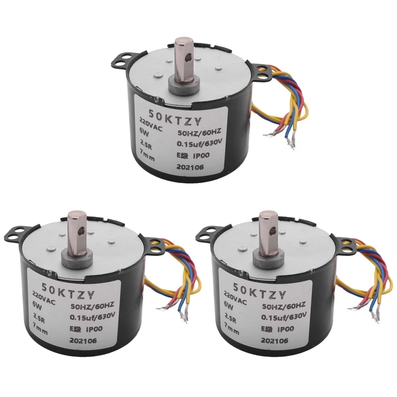 3X 50Ktyz Ac 220 В 10 Вт 0,5 A 2,5 об/мин постоянный магнит синхронный двигатель редуктор переменного тока Cw / Ccw
3X 50Ktyz Ac 220 В 10 Вт 0,5 A 2,5 об/мин постоянный магнит синхронный двигатель редуктор переменного тока Cw / Ccw