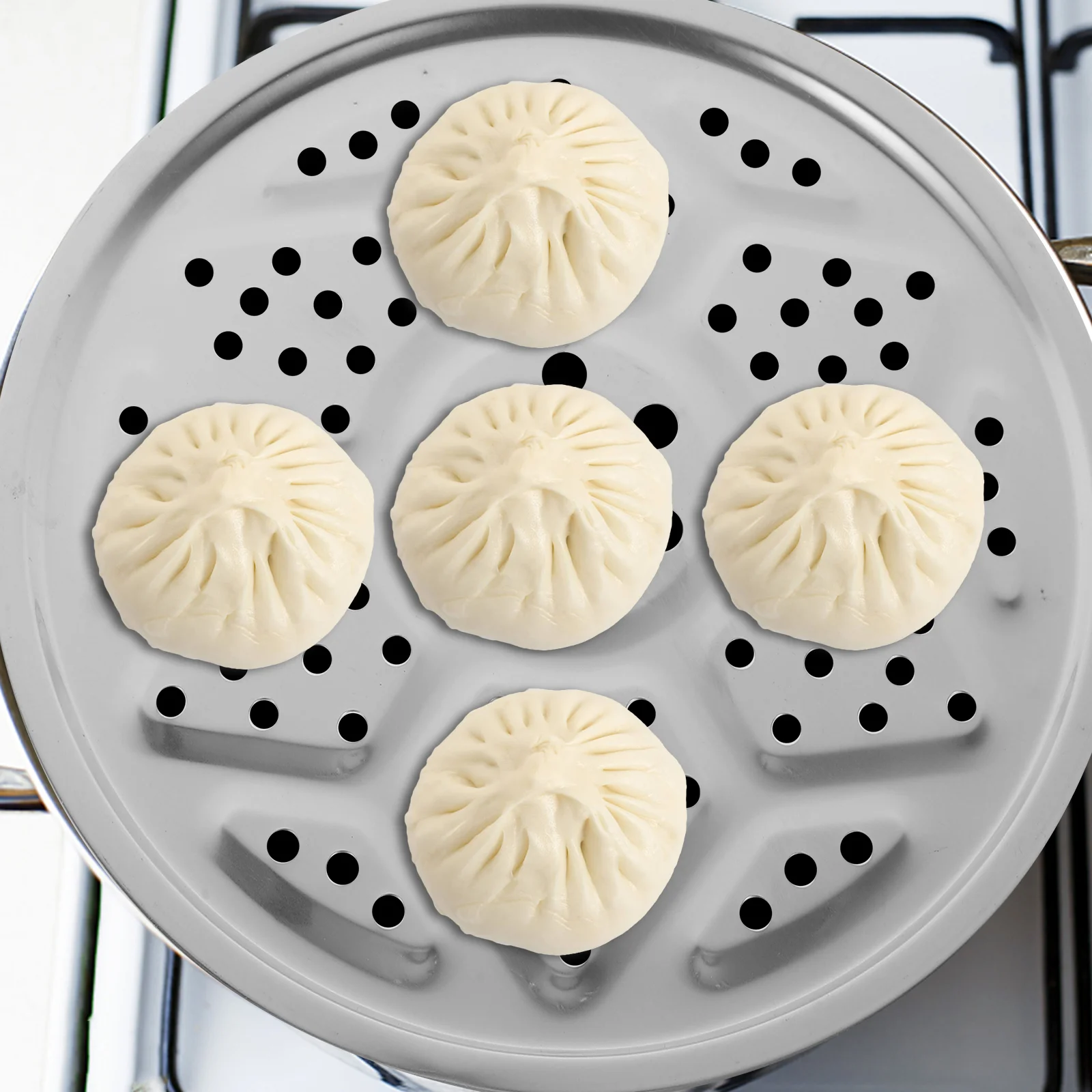 1 Set Lidded Steaming Pot Stainless Steel Steam Pot Food Steamer Kitchen Steam Pot Soup Pot
1 Set Lidded Steaming Pot Stainless Steel Steam Pot Food Steamer Kitchen Steam Pot Soup Pot