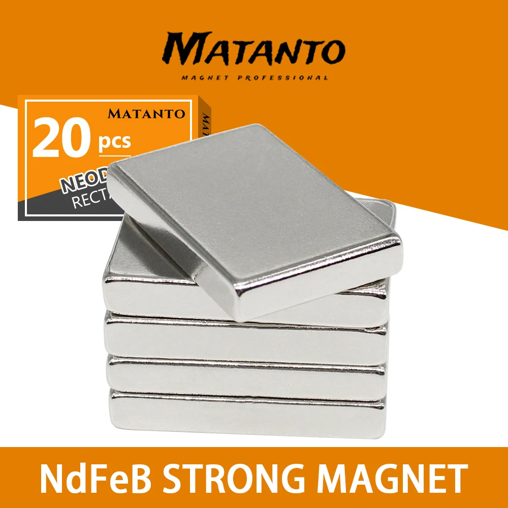 20PCS 30x20x5mm Block Strong Powerful Magnets N35 Rare Earth Neodymium Magnet 30x20x5 Permanent NdFeB Magnet 30*20*5
20PCS 30x20x5mm Block Strong Powerful Magnets N35 Rare Earth Neodymium Magnet 30x20x5 Permanent NdFeB Magnet 30*20*5