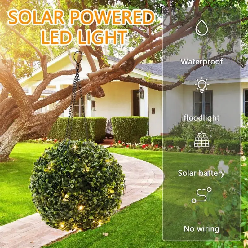 Solar Light Decorative Lights Garden Decoration Led Suspension Type Garden Light Ambient Light Lighting Straw Ball Chandelier
Solar Light Decorative Lights Garden Decoration Led Suspension Type Garden Light Ambient Light Lighting Straw Ball Chandelier