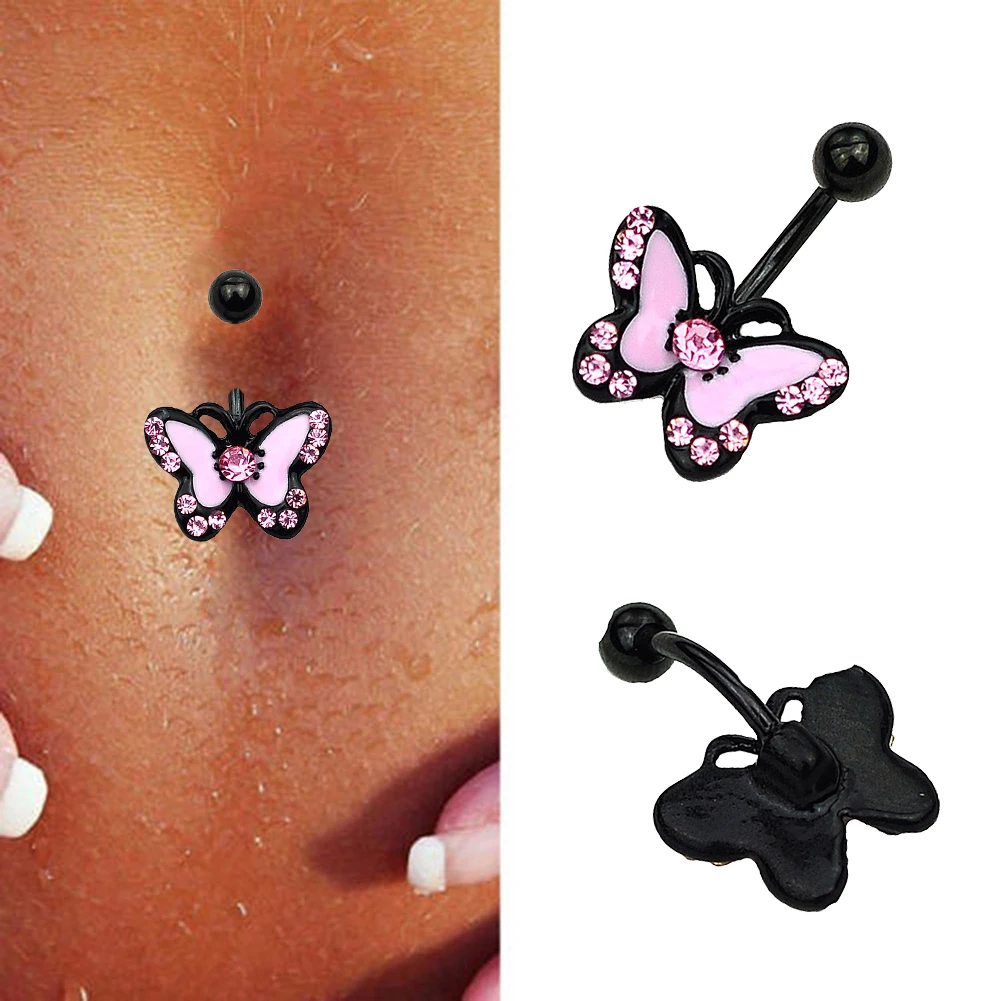 Butterfly Flower Snake Dangle Drop Belly Button Ring Surgical Steel Barbell Ombligo Navel Rings Women Body Piercing Jewelry
Butterfly Flower Snake Dangle Drop Belly Button Ring Surgical Steel Barbell Ombligo Navel Rings Women Body Piercing Jewelry